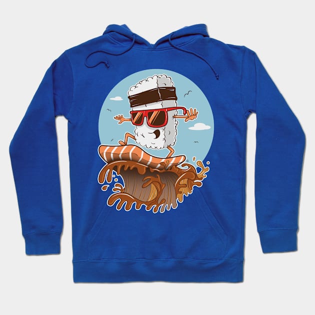 SUSHI SURFER Hoodie by FernandoSala